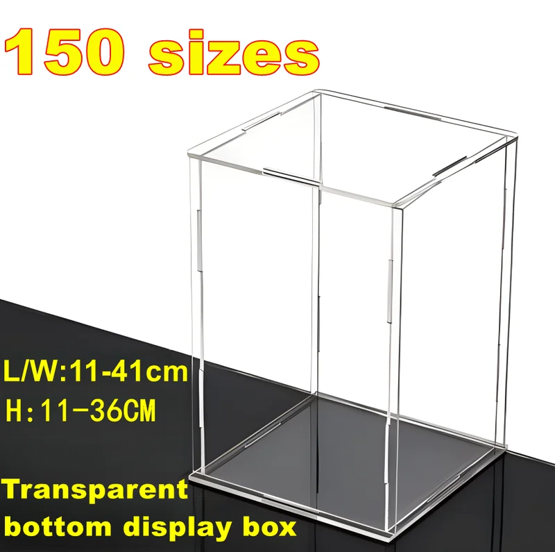 Clear Acrylic Display Box for Collectibles Dolls Models – Dustproof Storage