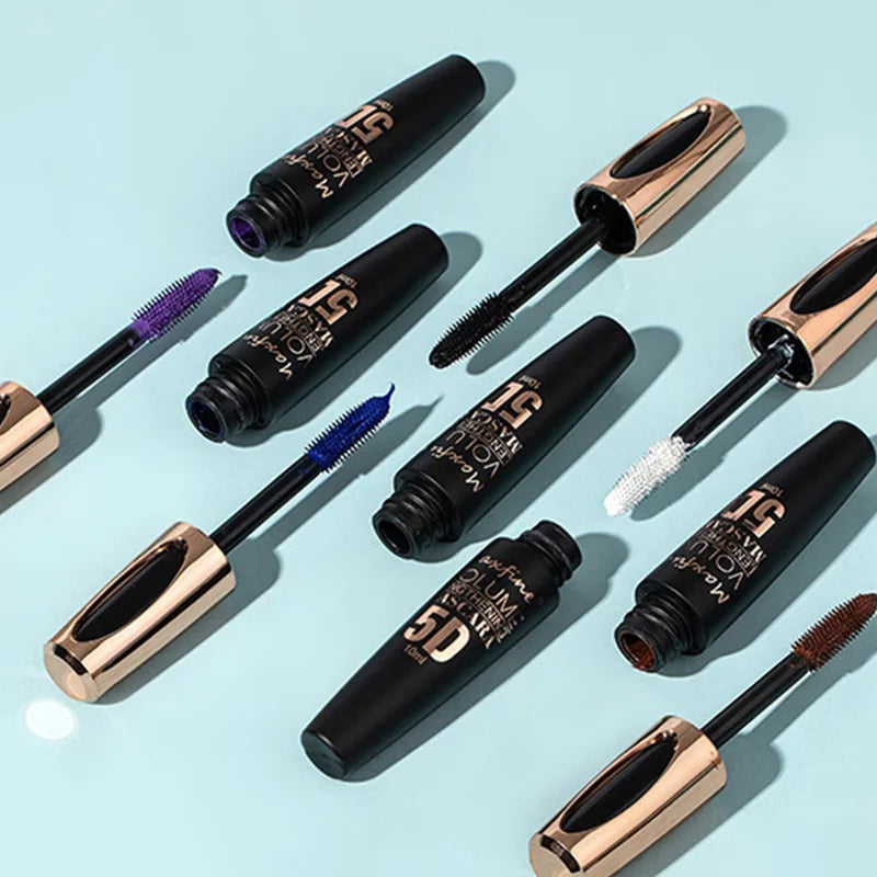 Waterproof Curling & Lengthening Mascara - 24H Smudgeproof Makeup Tool
