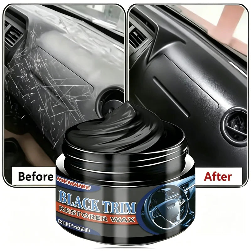 48ml Tire Shine & Retreading Wax for Car Maintenance Long Lasting Stain Remover