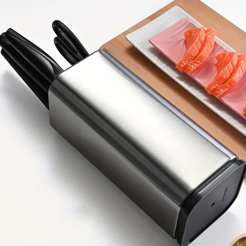 Single Hole Knife Holder Kitchen Storage Rack - Vegetable Knife Organizer