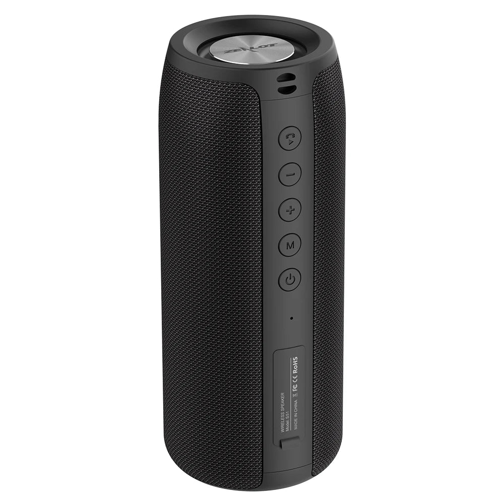 Wireless Waterproof Portable Bluetooth Speaker with TF Card Slot 10W Bass Outdoor Loudspeaker