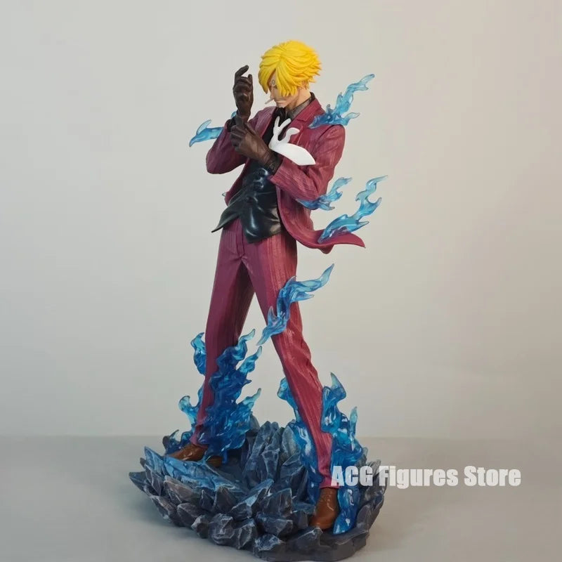 Anime ONE PIECE Sanji PVC Action Figure 25cm Collectible Desktop Statue