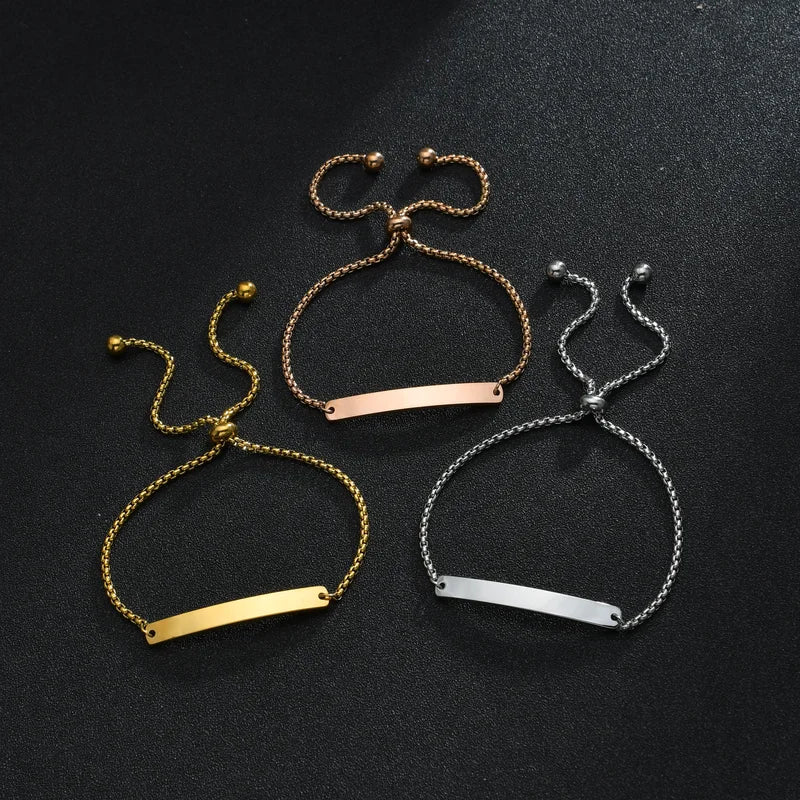 Unisex Punk Style Bracelets for Men Women - Gold, Silver, Black & Antique Finishes