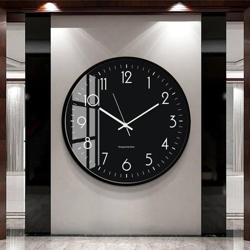 Modern Minimalist Wall Clock for Living Room Silent Home Decor - 10 or 8 Inch