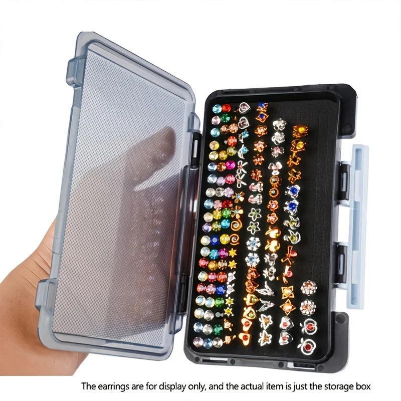 Large Capacity Jewelry Storage Box - Portable Earring & Jewelry Organizer