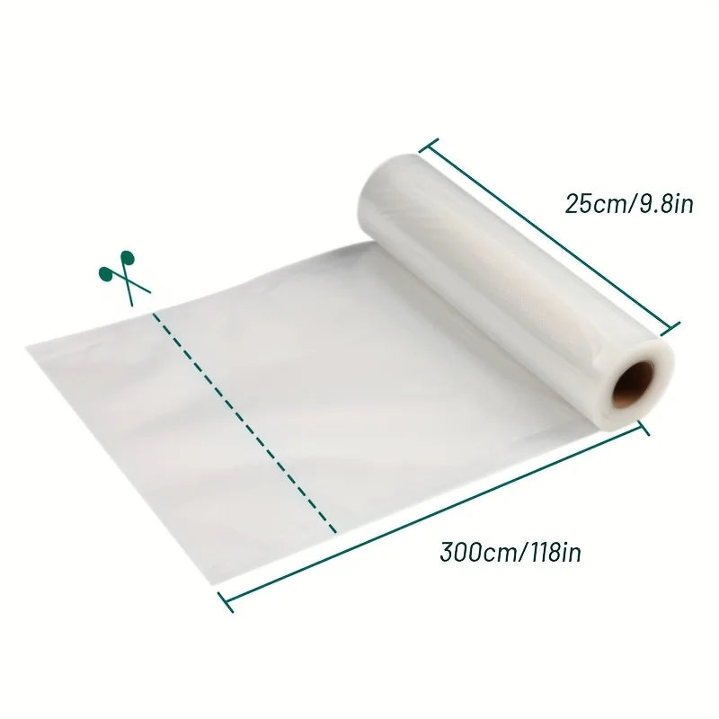 3M Vacuum Seal Bags Roll - Durable BPA-Free Tear-Resistant Food Storage