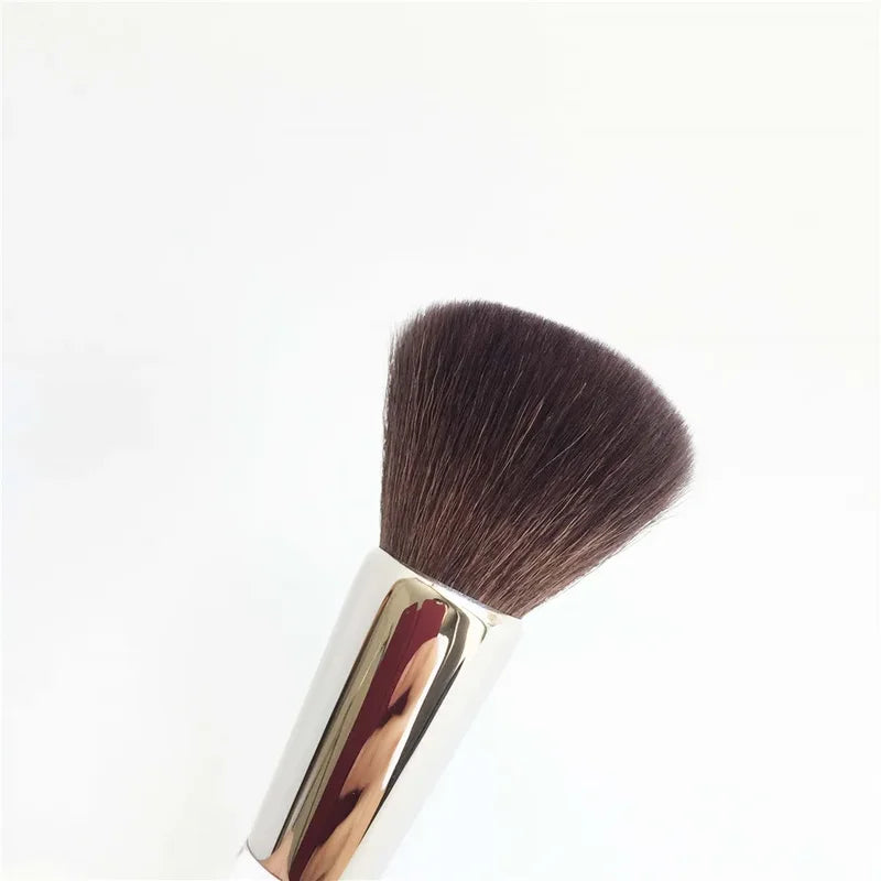 Large Powder Brush with Goat Hair - Makeup Blending & Finishing Tool