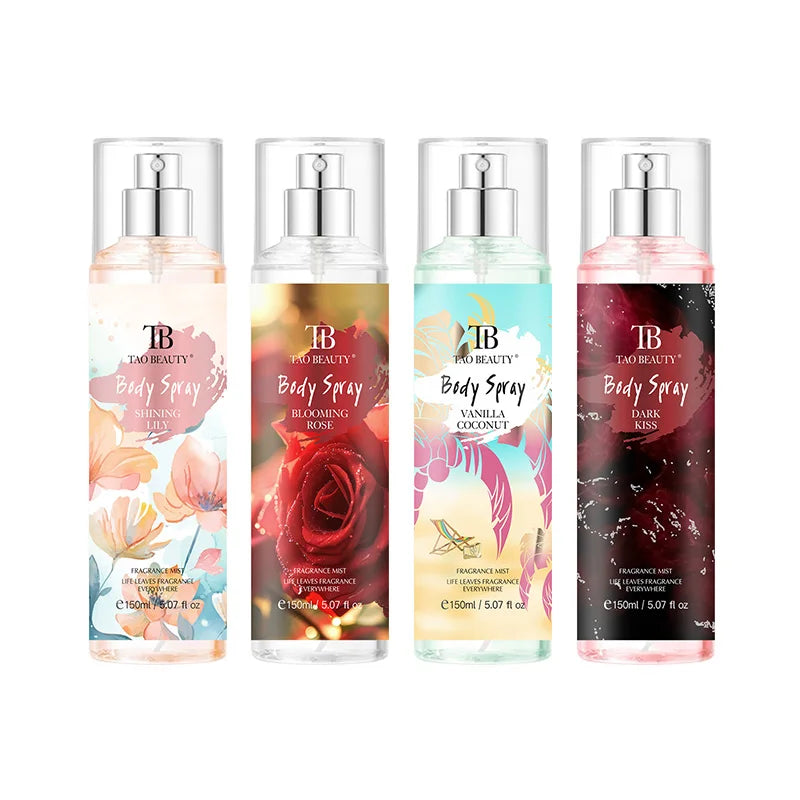Long-Lasting Floral Fruity Body Spray Alcohol-Free - Multiple Colors