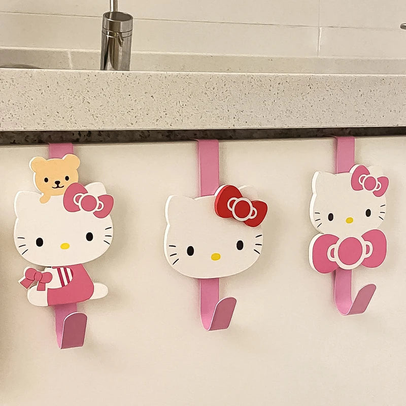 Over-the-Door Hook No Drill Hanging Hanger Heavy Load Organizer Cartoon Design