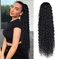 Long Curly Synthetic Ponytail Hair Extension 24 Inch Clip-In Heat-Resistant Hairpiece