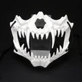 Horror Skull Mask with Long Teeth Demon Skeleton Cosplay Halloween Prop