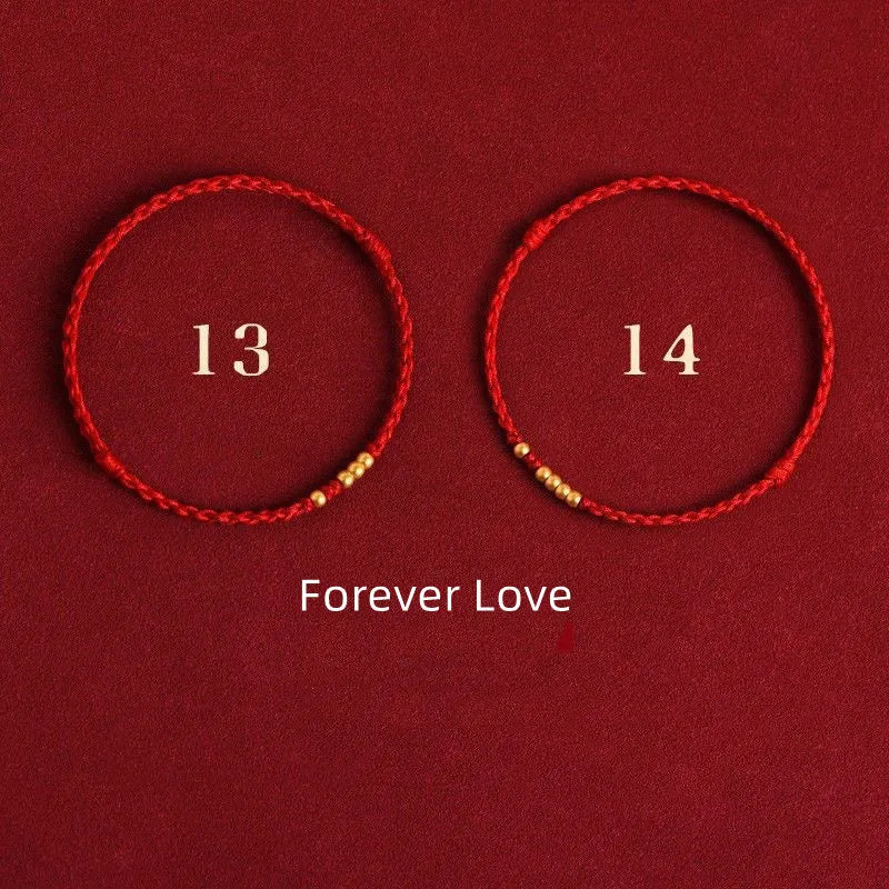 Handmade Lucky Rope Bracelet for Lovers and Friends - Adjustable Size