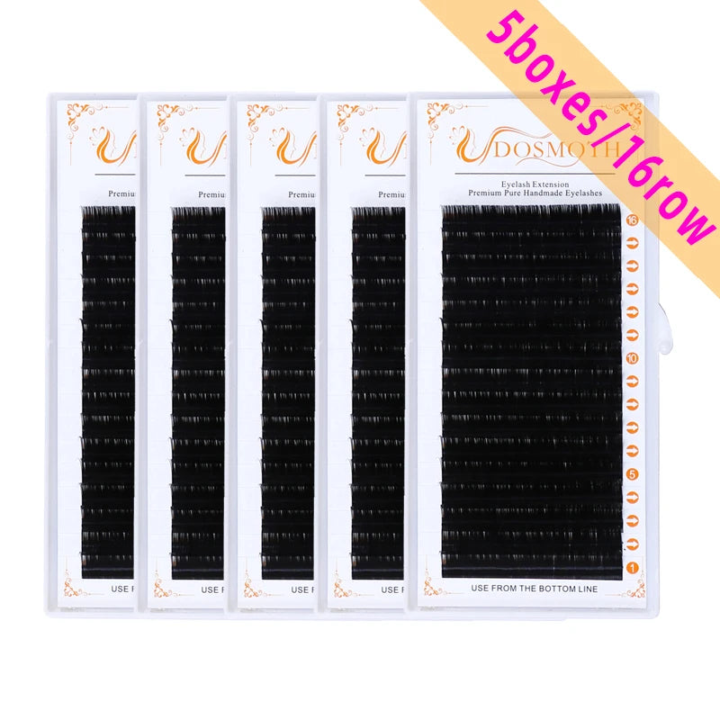 False Eyelash Extension Kit 16 Rows Set - Natural, High-Quality Mink Eyelashes