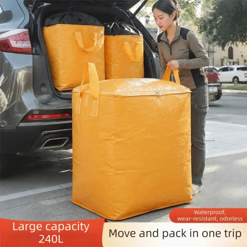 Extra Large Waterproof Heavy Duty Storage Bag - Foldable Packing Sack