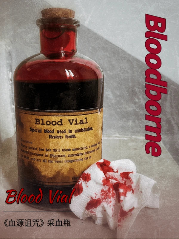Bloodborne The Old Hunters Blood Vial Bottle Cosplay Prop - Collection Accessory