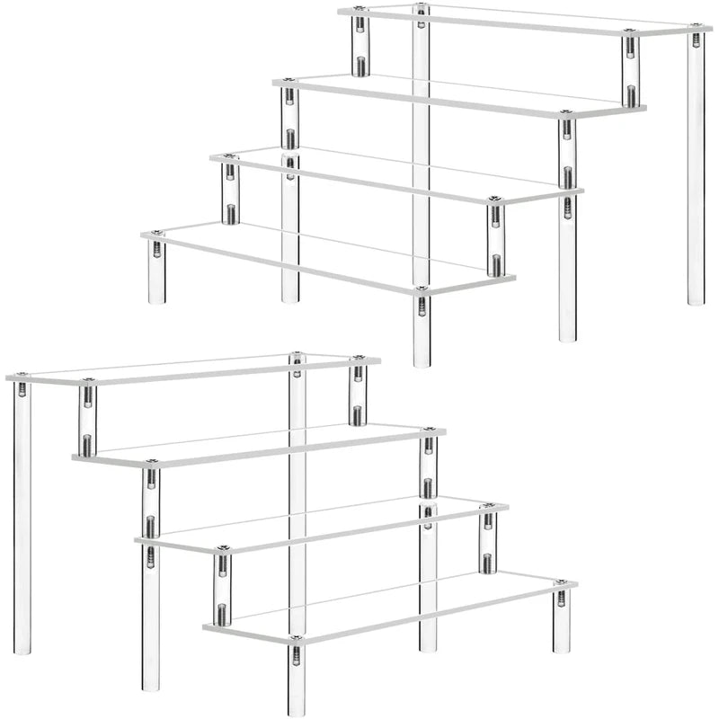 Multi-Tier Acrylic Display Stand for Cupcakes, Perfume, Figurines & Organizer