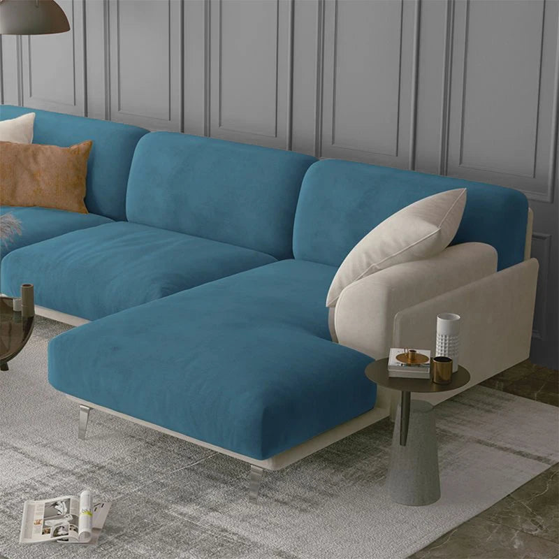 Stretch Velvet Sofa Cover - Solid Colors, Washable, Sofa & Sectional Protectors