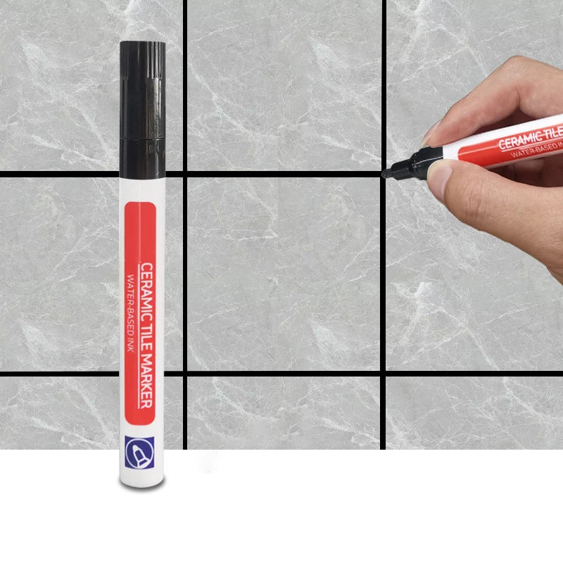 Waterproof Tile Grout Marker Pen for Seam Repair - 12 Colors Optional
