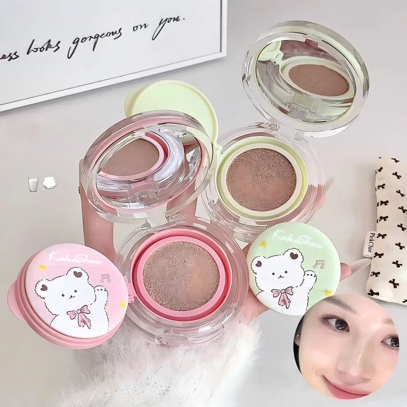 Air Cushion Base Makeup Concealer with Moisturizing and Oil Control - Light, Whitening, Long-Lasting
