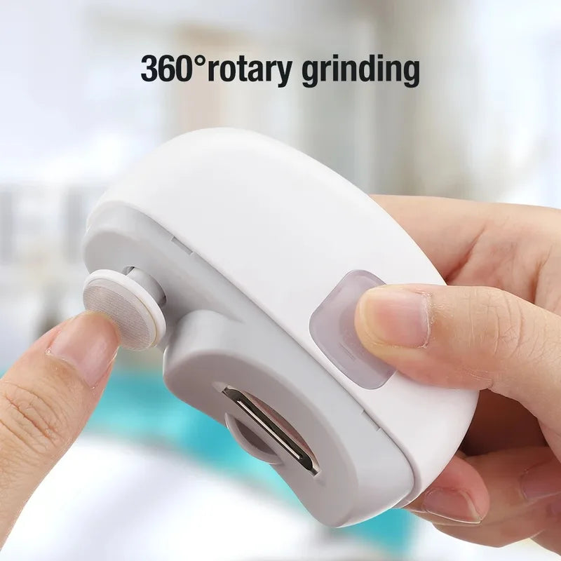 Electric Nail Clipper Manicure Set for Kids and Adults - Safe & Portable