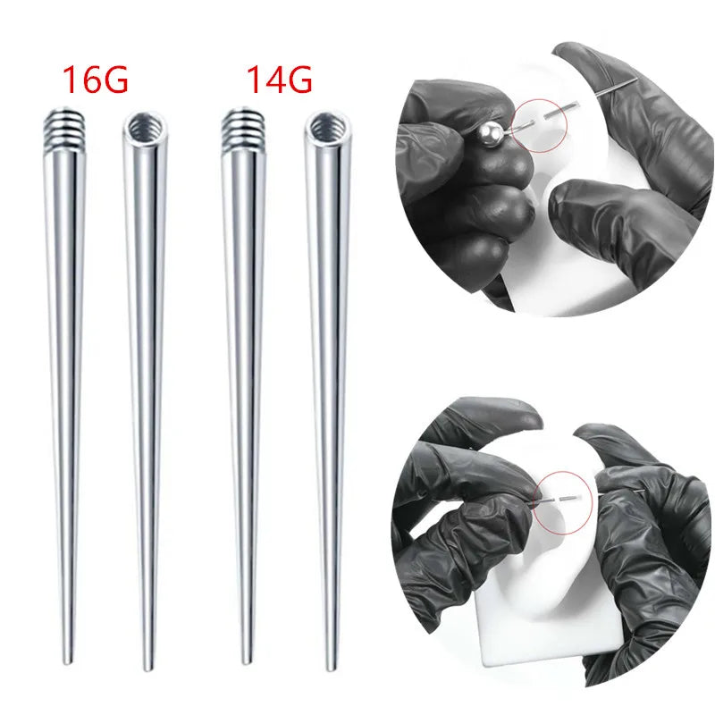 Stainless Steel Piercing Guide Pin for Jewelry Stretching & Taping