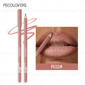 Waterproof Lip Liner Pencil - Matte Finish, Long-Lasting, Multi-Color Shades for All Light Beige Skin Tones