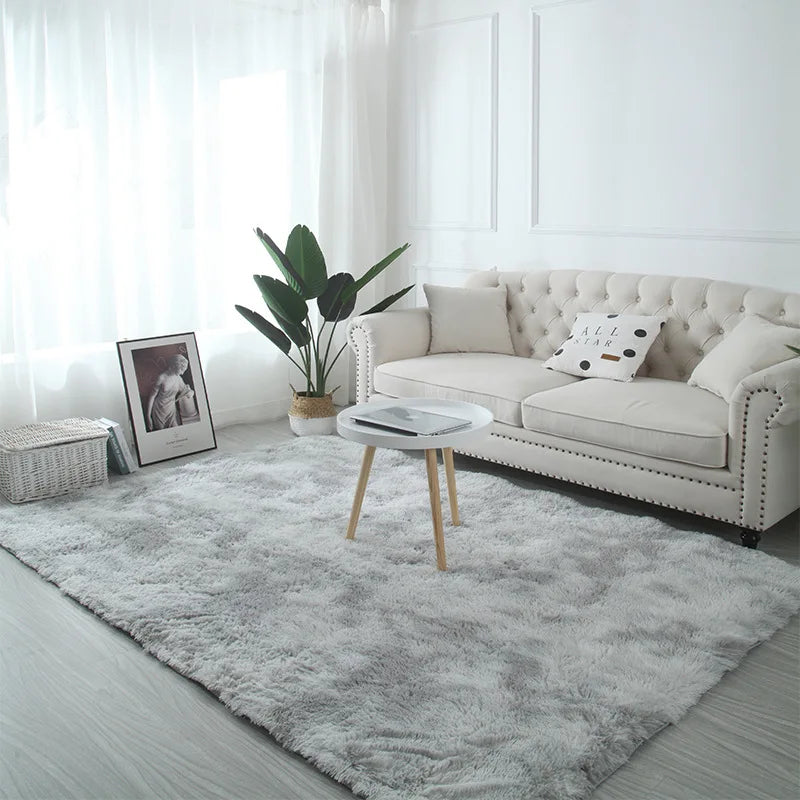 Machine Washable Shaggy Area Rug for Bedroom and Indoor Floors – Soft Non-Slip Carpet