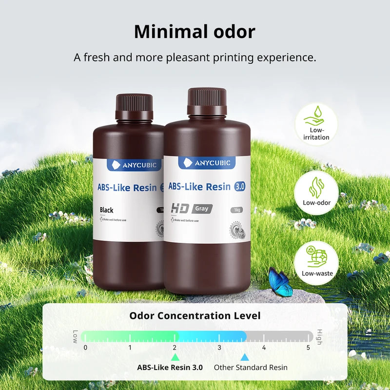 ABS-Like Resin for LCD 3D Printer High-Resilience & Accurate Prints