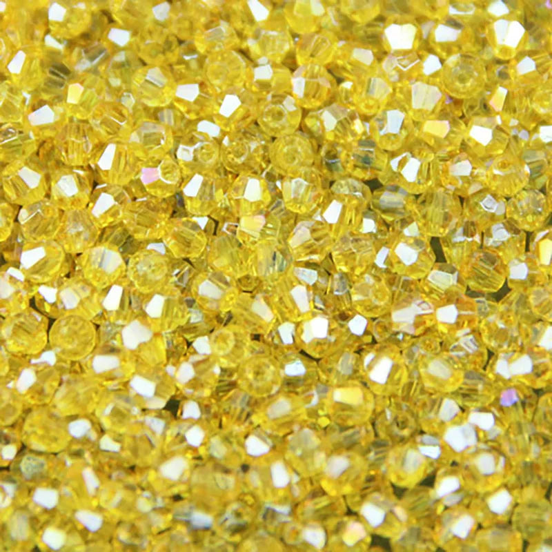Crystal Beads Jewelry Making Supplies 3mm 200pcs Bicone Austrian Crystals - Multiple Colors