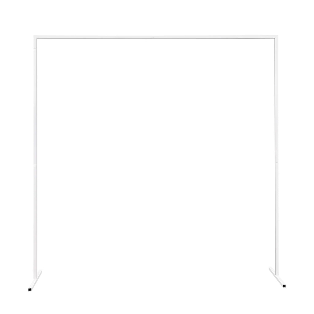 White Metal Wedding Arch Stand 2x2m Adjustable Garden Backdrop Frame