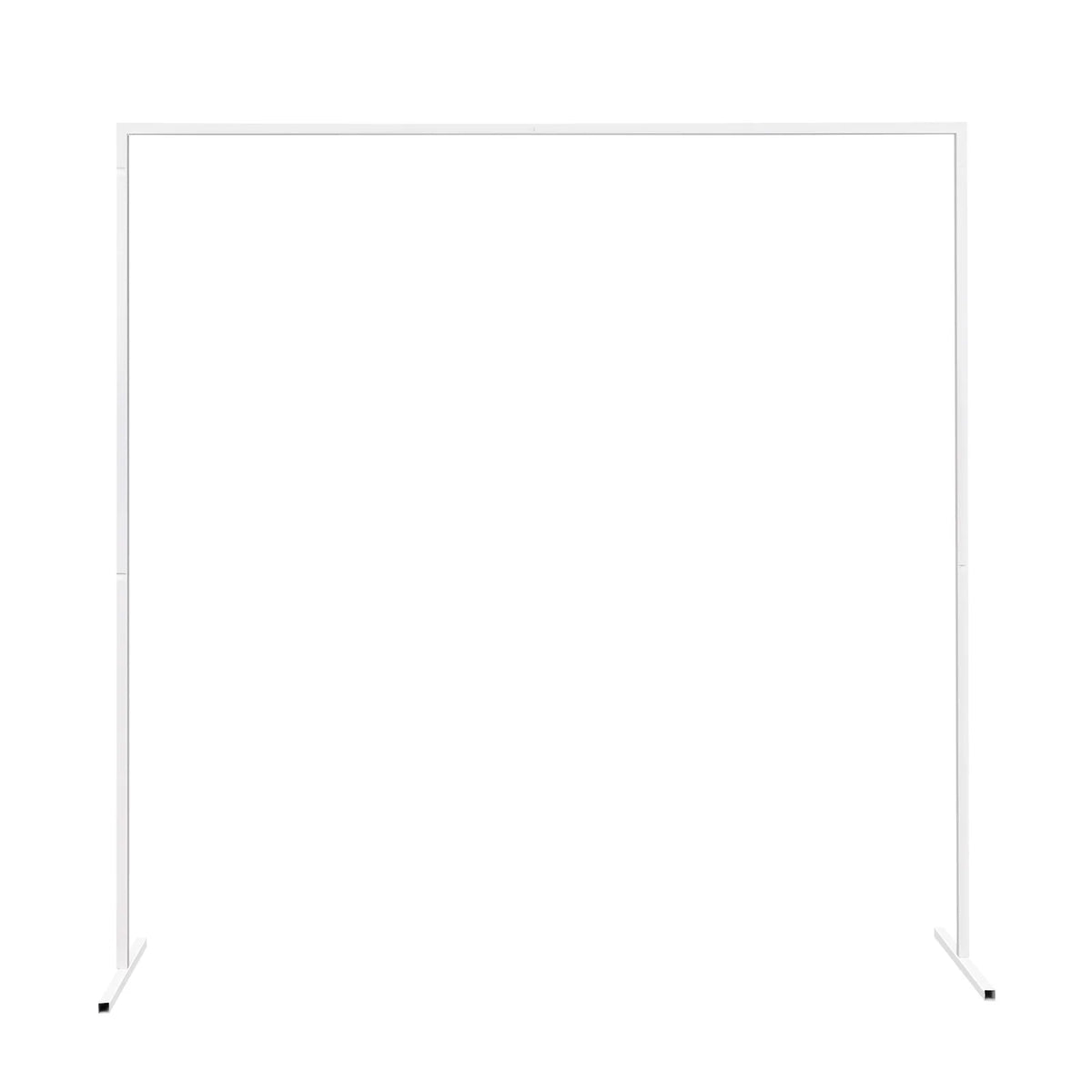 White Metal Wedding Arch Stand 2x2m Adjustable Garden Backdrop Frame