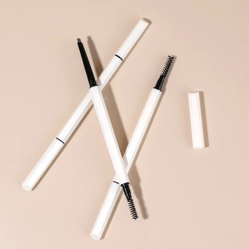 Waterproof Automatic Eyebrow Pencil - Double Head, Fine, Sweat-Resistant Makeup Tool