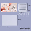 Nail Stamping Plates Kit for French Manicure - Silicone Polish Stencil & Seal