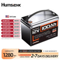 12V 100Ah Lithium Battery with BMS for RV, Van, Trolling Motor, Off-Grid