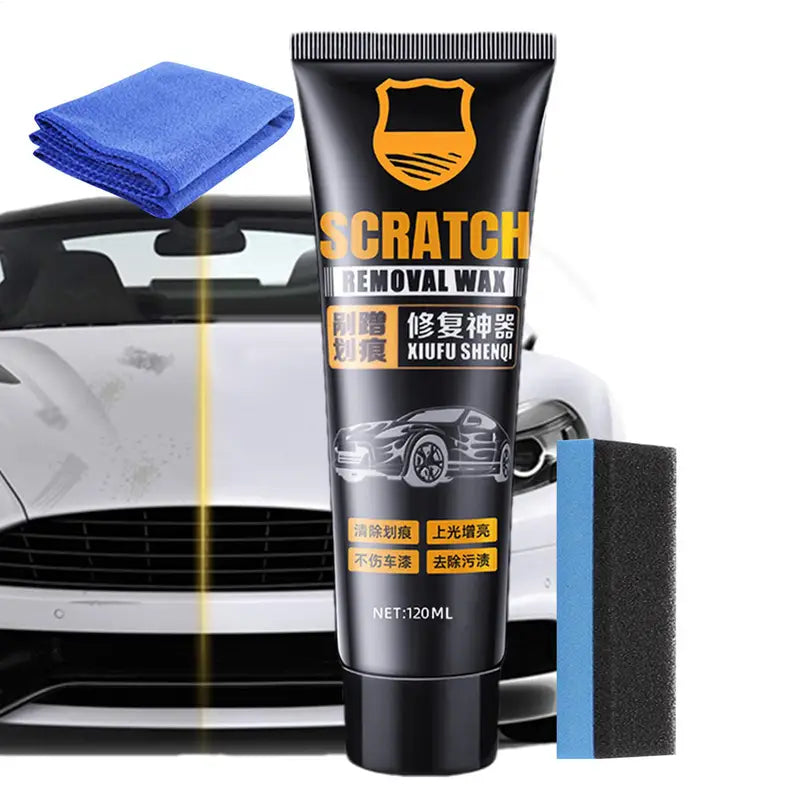 Car Scratch Repair Paste Wax - Multi-Purpose 120ml for Deep Paint Scratches