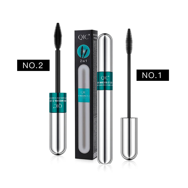Dual Effect Waterproof Mascara 4D Lash Lengthening & Volumizing Eye Makeup