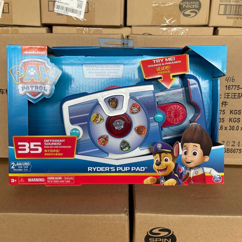 Kids Paw Patrol Ryder Pup Pad Tablet Playset with Sound - Rescue Mission Toy for Ages 3+