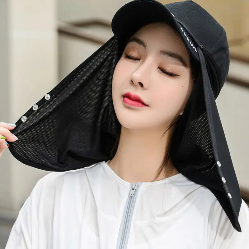 Outdoor UV Protection Face Scarf for Women - Sun Shield Neck Cover