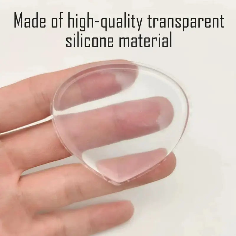 Silicone Makeup Sponge Set - Water-Based Crystal Jelly Foundation Puff, Reusable & Non-Absorbing