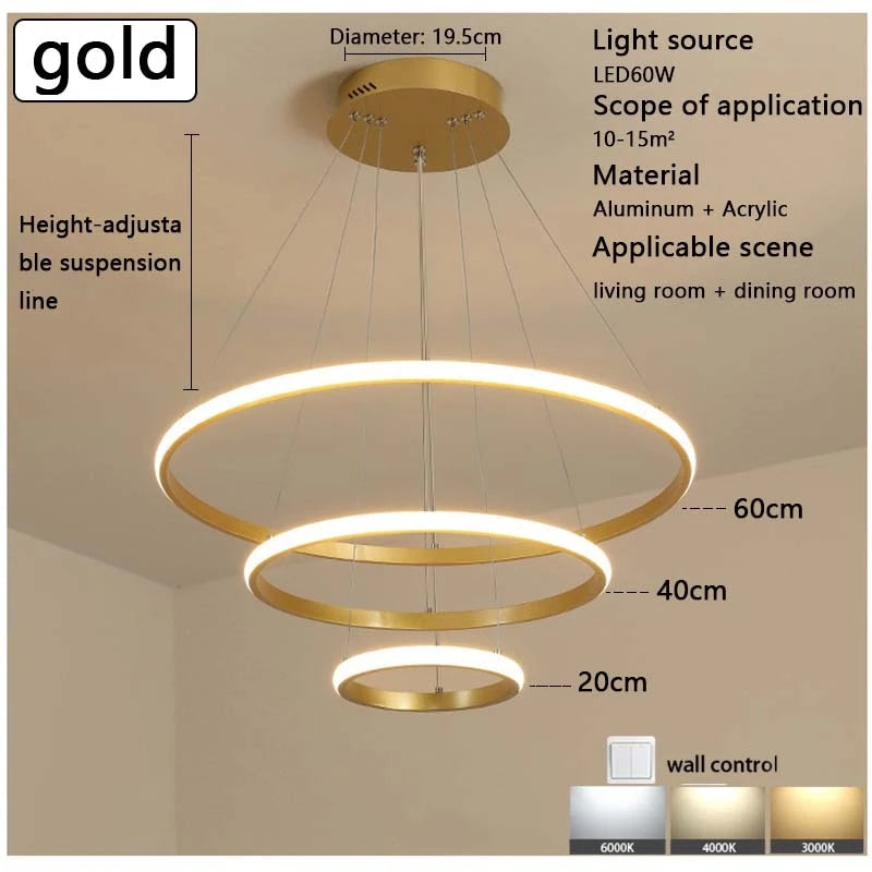 Modern Dining Room Chandelier - Creative Living Room Lighting Fixture