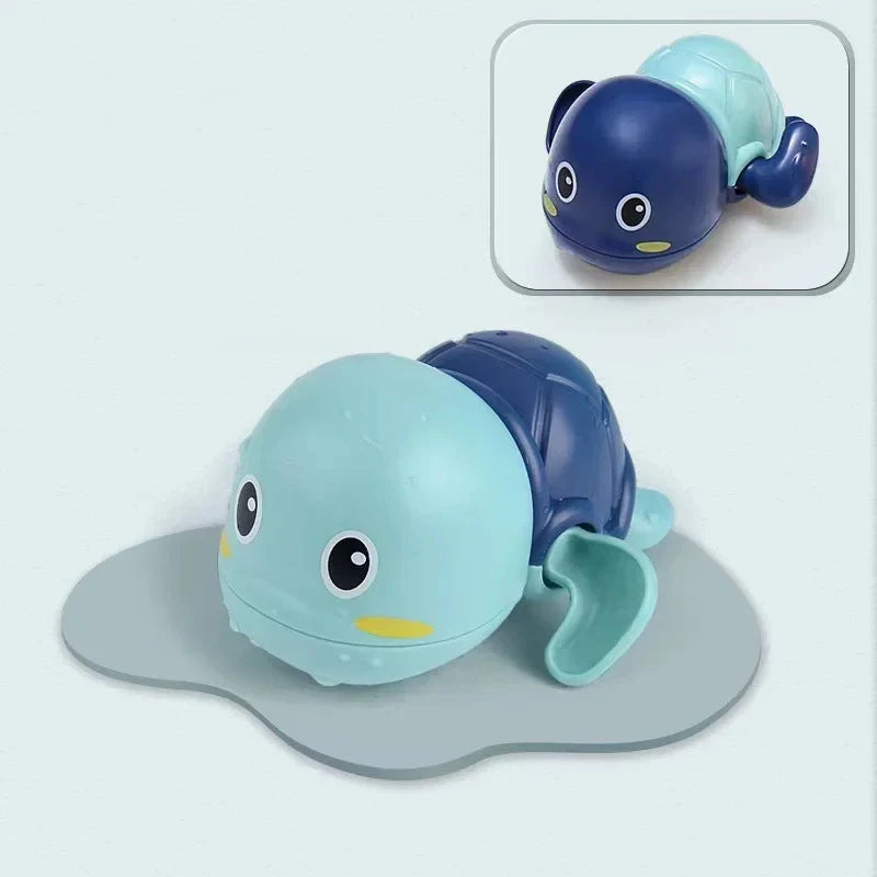 Baby Bath Toys for Children - Cute Frogs Swimming & Clockwork Bath Toys