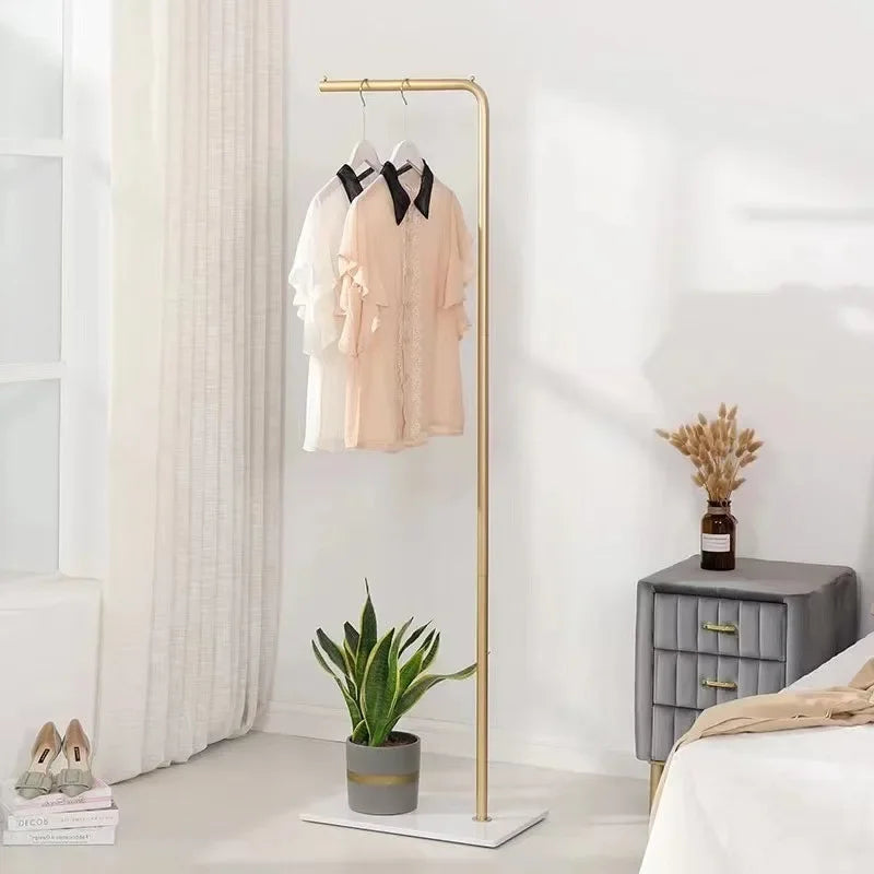 Metal Valet Stand Clothing Organizer Freestanding Suit Rack Home Storage