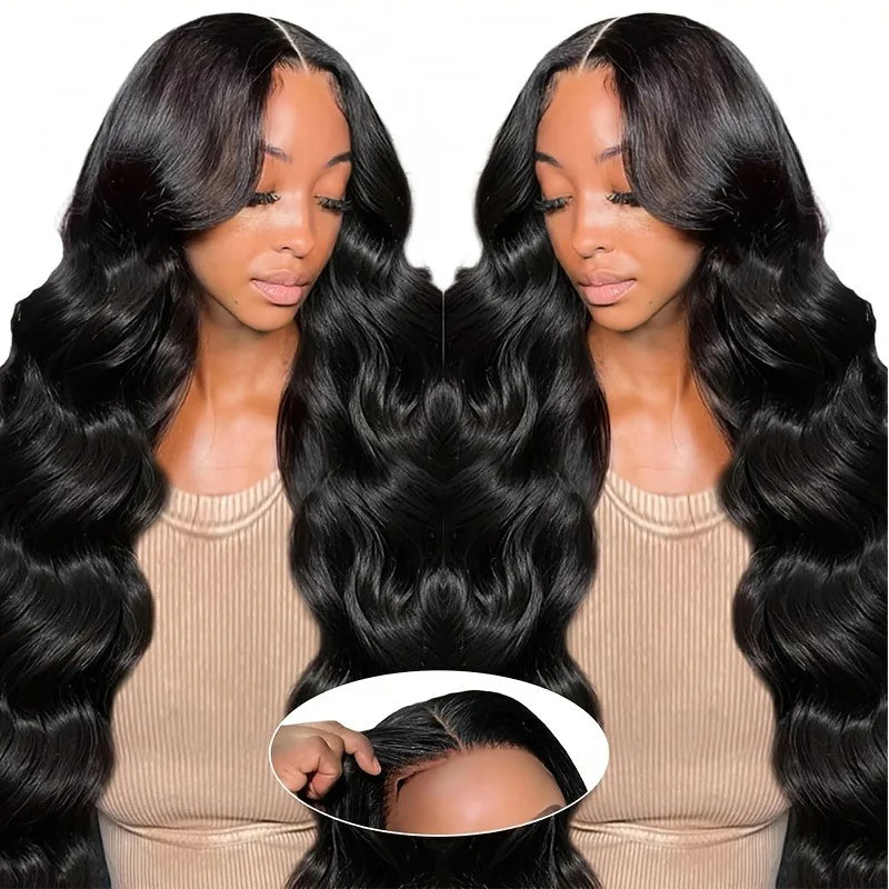 Burmese Curly Human Hair Wig 13x4 Lace Front Deep Wave Ready-to-Wear