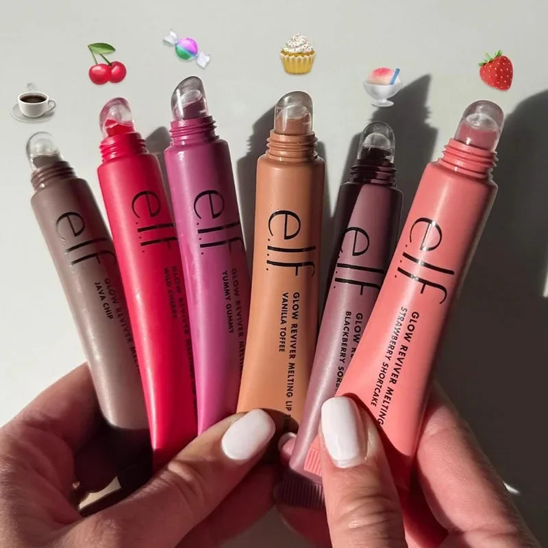 Liquid Blush & Moisturizing Lip Gloss Set - Fruit Flavor, Facial Contouring Makeup