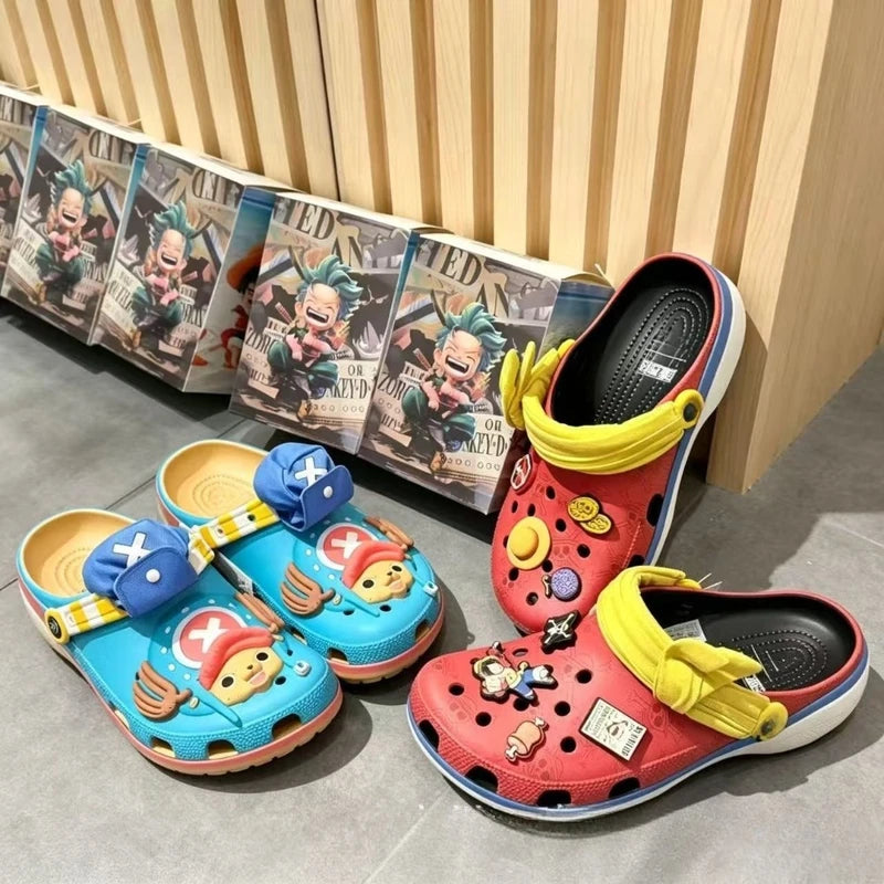 Anime Cartoon Outdoor Slippers for Men Women Non-Slip Beach & Travel Shoes