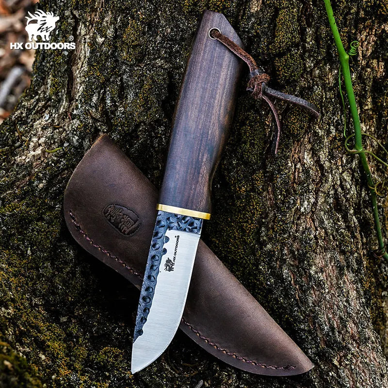High Carbon Steel Hunting Knife - Outdoor Survival & Camping Tool
