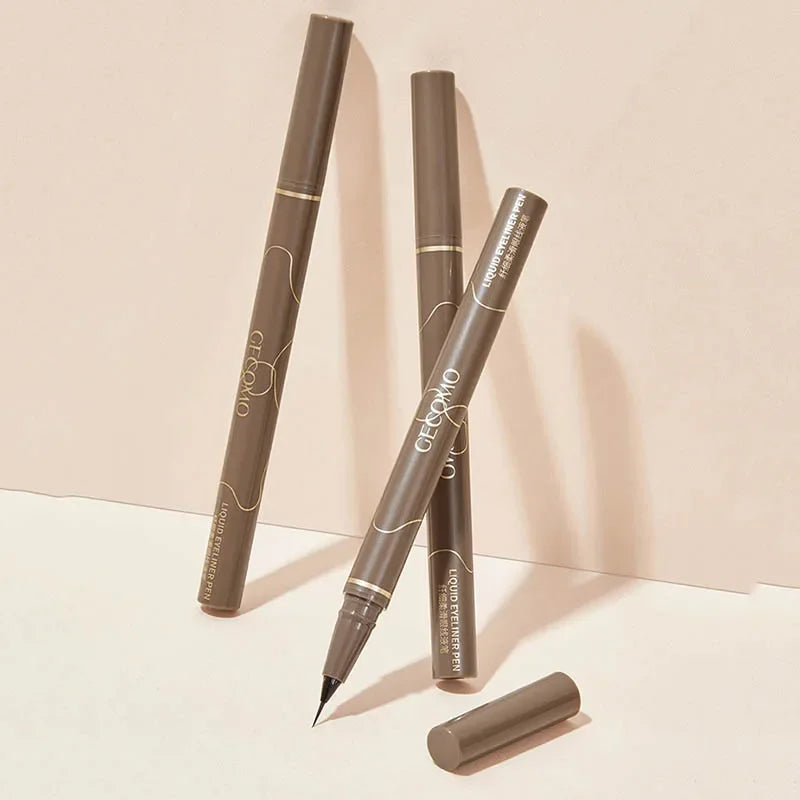 Ultra Fine Waterproof Eyeliner Pen - Long-Lasting Smudge-Proof Eye Makeup Tool