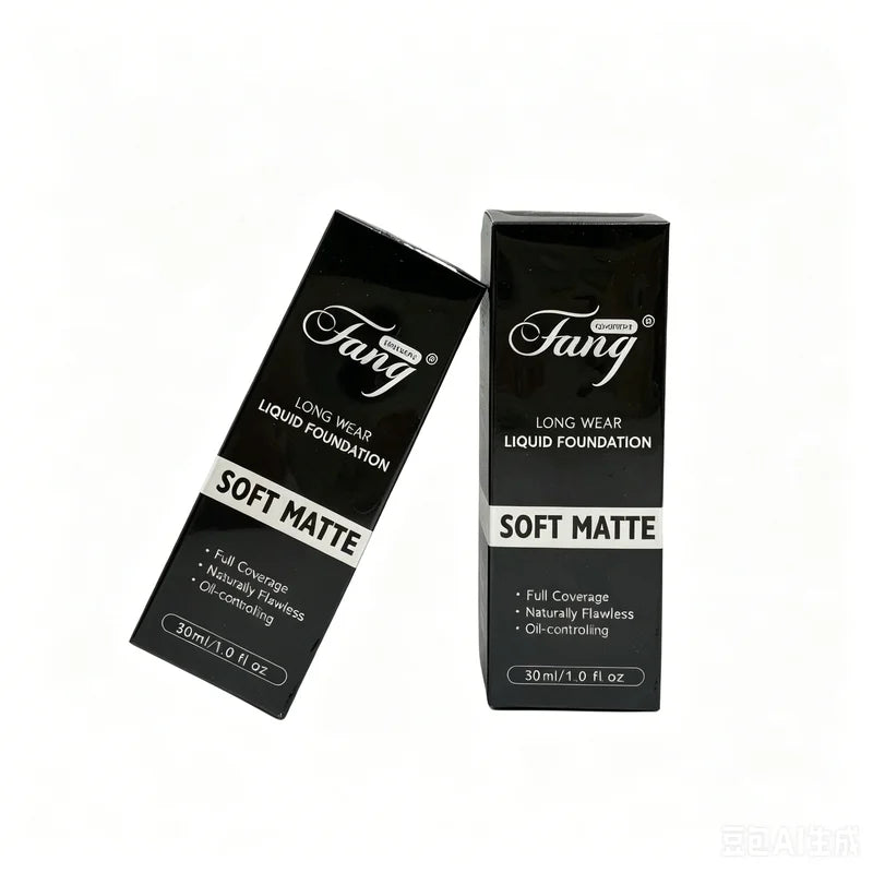 Matte Liquid Foundation with SPF - Oil Control Waterproof Full Coverage Base Makeup