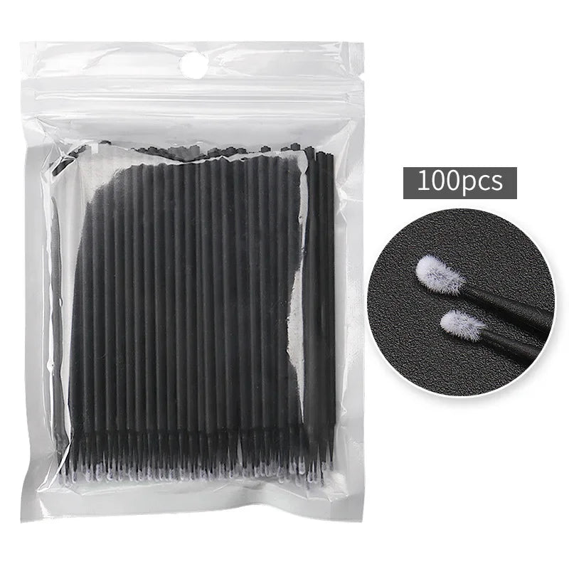 Disposable Micro Brush Mascara Wands Set for Eyelash Extension & Makeup 100-1000pcs