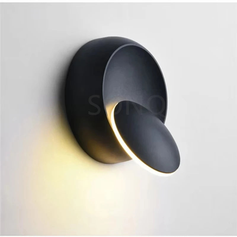 Waterproof Rotatable LED Wall Lamp 5W Adjustable Sconce for Bedroom Living Room